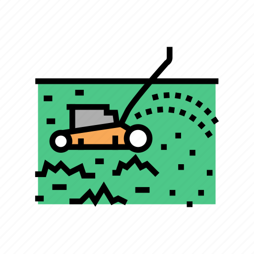 Grass, cutting, lawn, mower, mover, equipment icon - Download on Iconfinder
