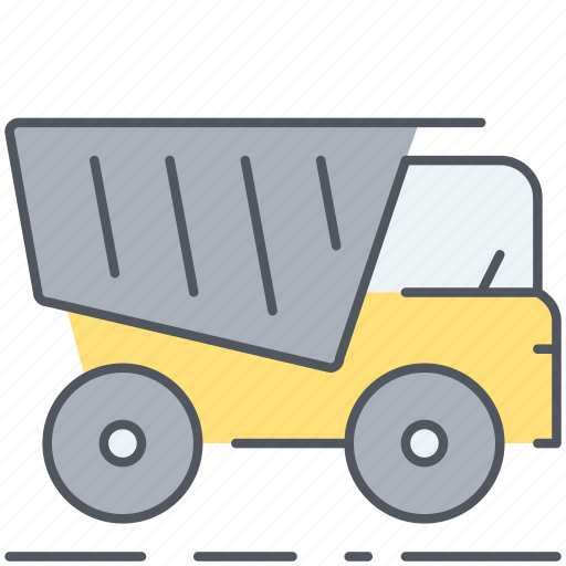 Truck, tip-up truck, transportation, vehicle icon - Download on Iconfinder