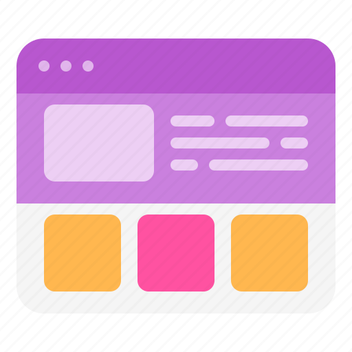 Interface, layout, prototype, user, web, wireframe icon - Download on Iconfinder