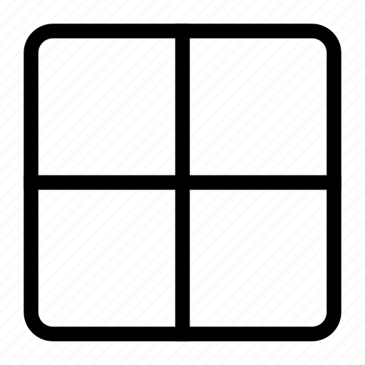 Grid, grid layout, grid website, minimal grid icon - Download on Iconfinder