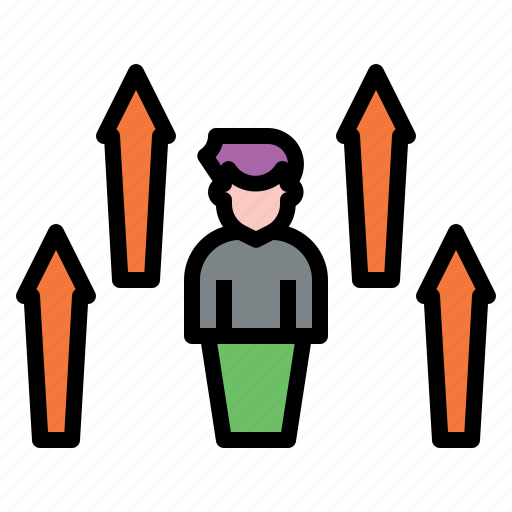 Leader approach, business, leadership, team, group, teamwork, leader icon - Download on Iconfinder