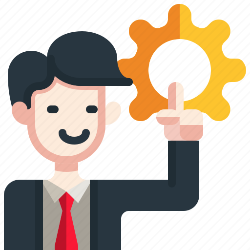 Settings, administrator, man, business, leader icon - Download on Iconfinder