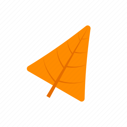 Autumn, deltoid, leaf, orange icon - Download on Iconfinder