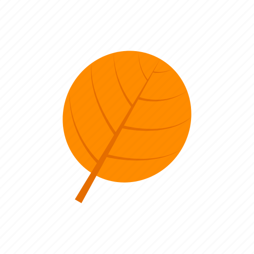Autumn, leaf, orange, orbicular icon - Download on Iconfinder