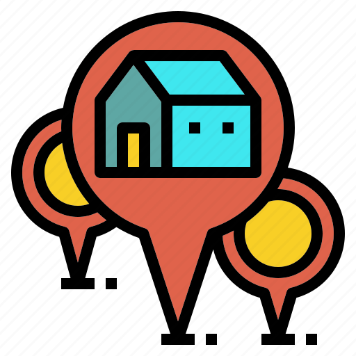 Estate, franchise, home, homework, location, real, study icon - Download on Iconfinder