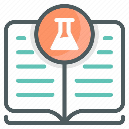 Book, chemistery, education, flask, study icon - Download on Iconfinder