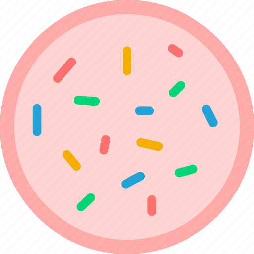 Cooking, dessert, donut, sprinkles, sweet, traditional donut icon - Download on Iconfinder