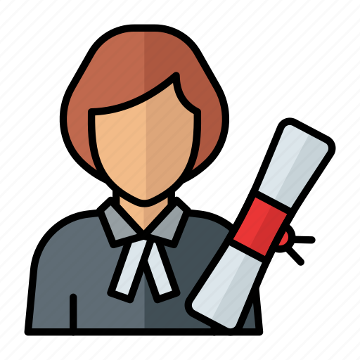 Female, lawyer, judge, attorney, woman, your honor icon - Download on Iconfinder