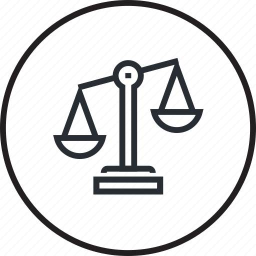 Administrative, justice, law, lawyer, legal, line icon - Download on Iconfinder