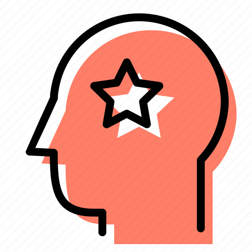 Mind, idea, star, intellectual property icon - Download on Iconfinder