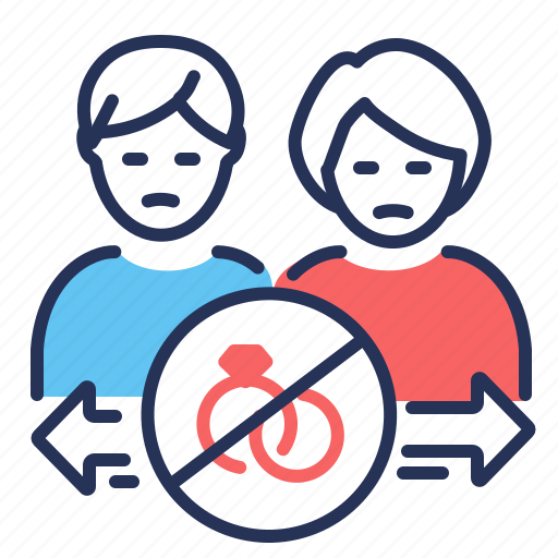 Couple, divorce, legal, marriage icon - Download on Iconfinder