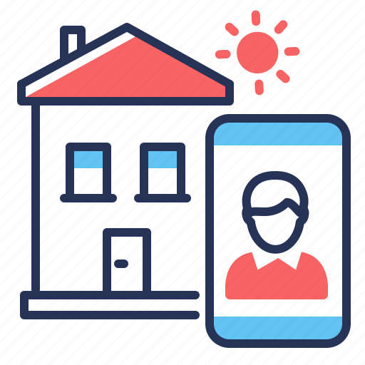 Call, house, online, smartphone icon - Download on Iconfinder