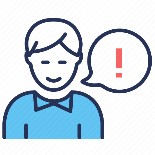 Advice, exclamation, legal, speech bubble icon - Download on Iconfinder