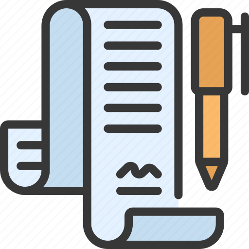 Contract, sign, paper, file, pen, contracts icon - Download on Iconfinder