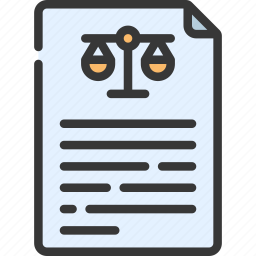 Document, file, paper, scales, writing icon - Download on Iconfinder