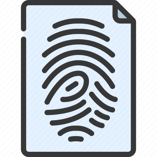 Finger, print, document, file, paper, dna icon - Download on Iconfinder