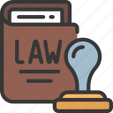 stamp, law, book, research, reading, laws, official
