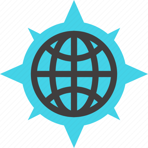 Compass, direction, earth, gps, map, navigation, world icon - Download on Iconfinder