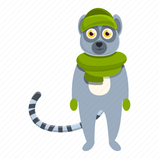 Lemur, winter, headwear, mammal icon - Download on Iconfinder