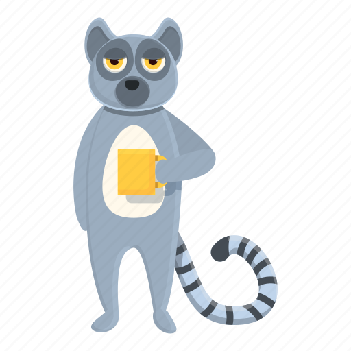 Lemur, tea, mug, zoo icon - Download on Iconfinder