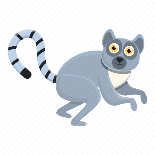 Lemur, monkey, mammal, tail icon - Download on Iconfinder