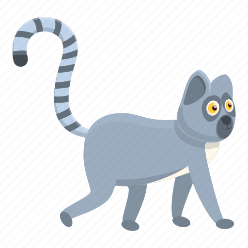 Lemur, madagascar, animal, tail icon - Download on Iconfinder