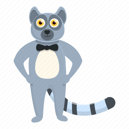 Elegant, lemur, animal, style icon - Download on Iconfinder