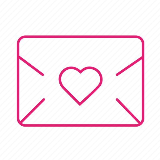 Date, heart, letter, love, mail, post, valentines icon - Download on Iconfinder