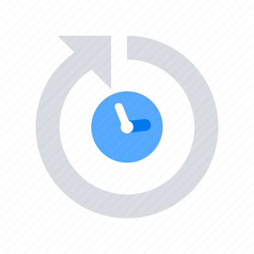 Arrow, clock, history icon - Download on Iconfinder