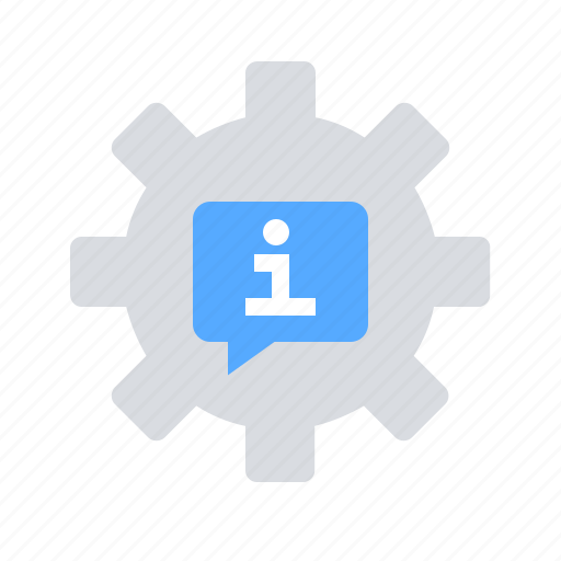 Gear, information, settings icon - Download on Iconfinder