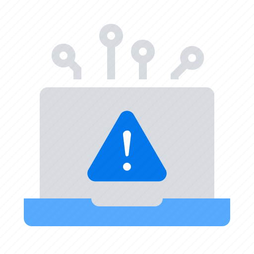 Alert, hacked, warning icon - Download on Iconfinder