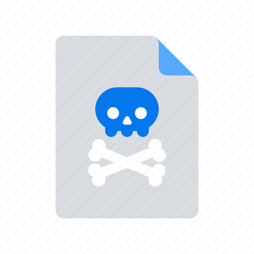 File, skull, virus icon - Download on Iconfinder