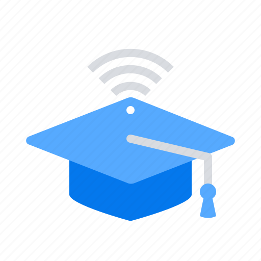 Hat, online, student icon - Download on Iconfinder