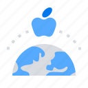 apple, world, online education