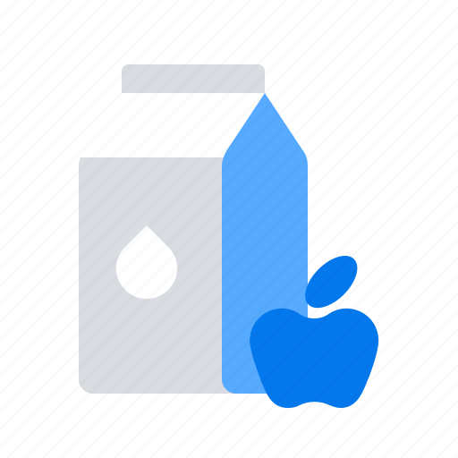 Apple, milk, snack icon - Download on Iconfinder