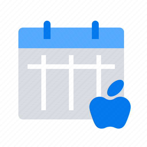 Apple, education, schedule icon - Download on Iconfinder