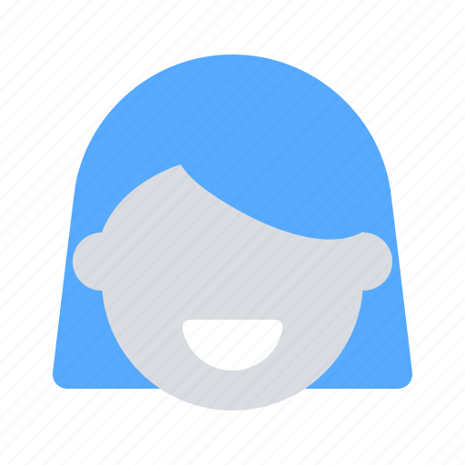 Female, head, woman icon - Download on Iconfinder