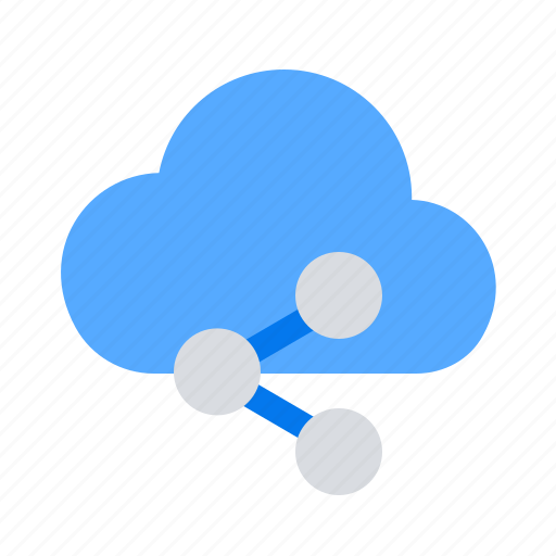 Cloud, media network, share icon - Download on Iconfinder