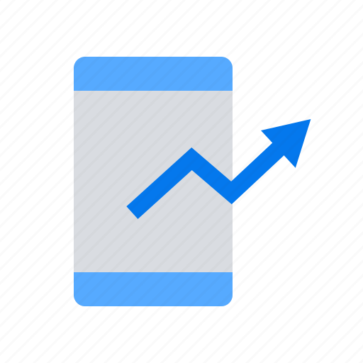 Diagram, mobile, statistics icon - Download on Iconfinder