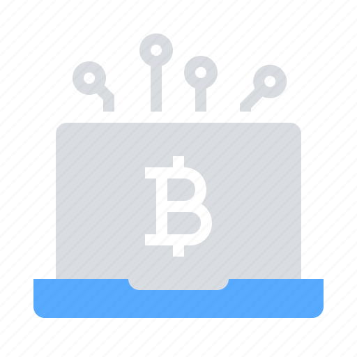 Bitcoin, computer, mining icon - Download on Iconfinder