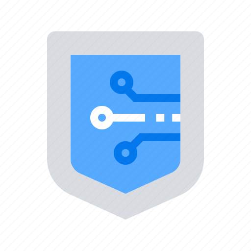 Encrypted, secure, shield icon - Download on Iconfinder