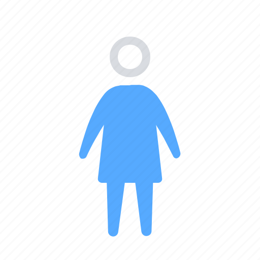 Agender, identity, nongender, woman icon - Download on Iconfinder