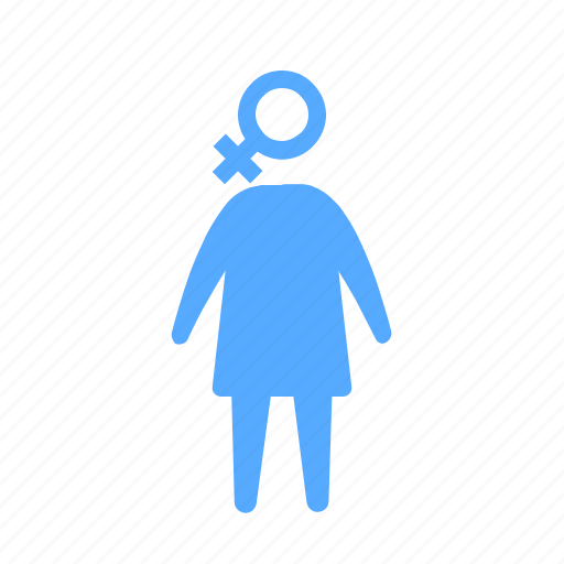Female, gender, straight, woman icon - Download on Iconfinder
