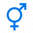 female, gender, intersex, male