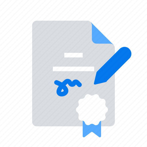 Certificate, document, sign icon - Download on Iconfinder