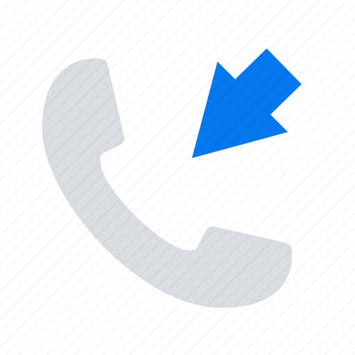 Call, incoming, received icon - Download on Iconfinder