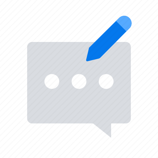 Chat, edit, talk icon - Download on Iconfinder on Iconfinder