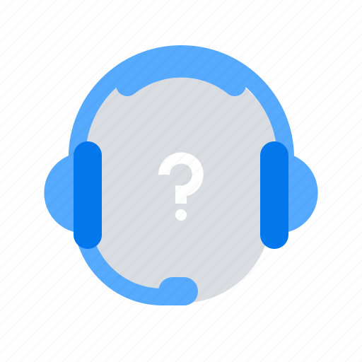 Headset, help, question icon - Download on Iconfinder