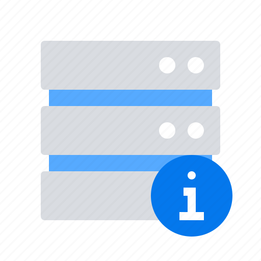 Database, info, server icon - Download on Iconfinder