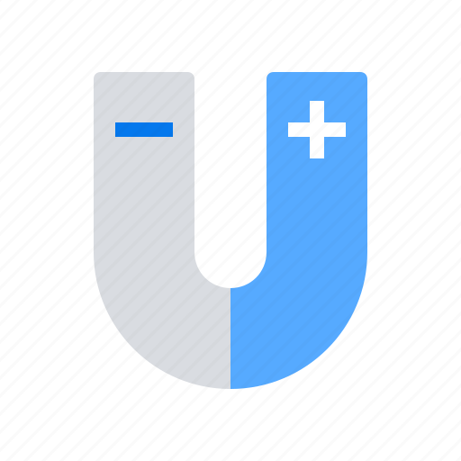 Magnet, magnetizm, physics icon - Download on Iconfinder